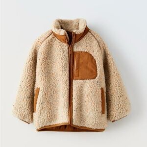 Zara fleece coat size 2-3 years